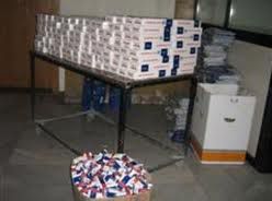 Задържани 8376 кутии нелегални цигари 