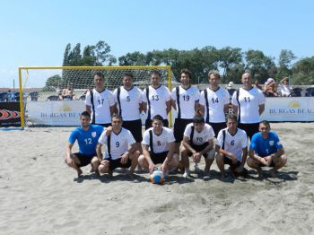 ФК „Русе“ в шестицата след първия кръг от държавното първенство по плажен футбол