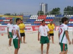Българският национален отбор по плажен футбол изпусна победата срещу Израел в края