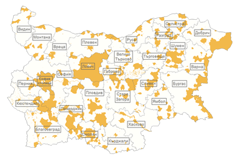 До 2 години - 90% кадастрално покритие на България