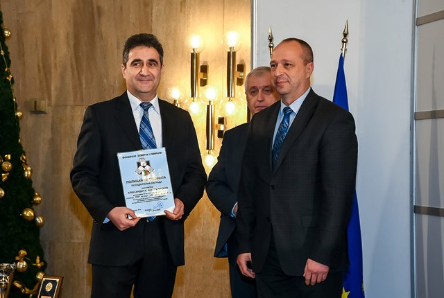 Русенец с приз в церемонията Полицай на годината