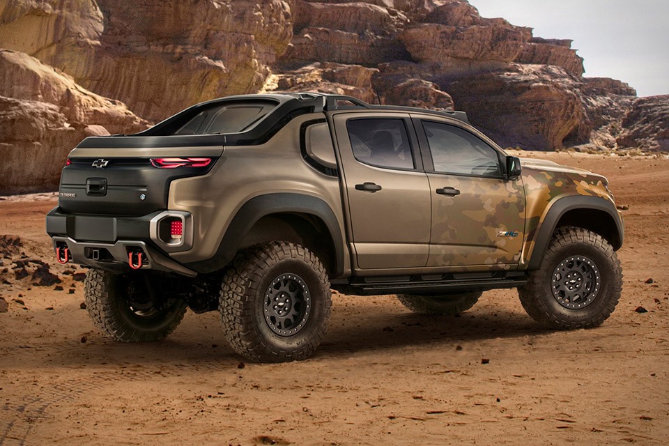    Chevrolet Colorado ZH2 с визуализация на горивните клетки