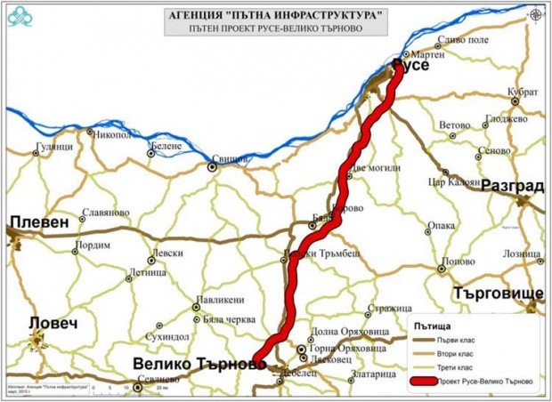 Започват обществените обсъждания за вариантите за магистрала `Русе - Велико Търново`