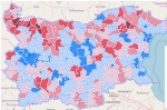 В 30 общини тя е под 5%, а в 80 общини межди 5 и 10%