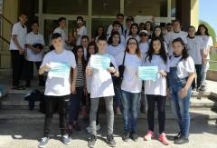 Над 60 ученици от СУ `Васил Левски` участваха в кампания за превенция на трафика на хора