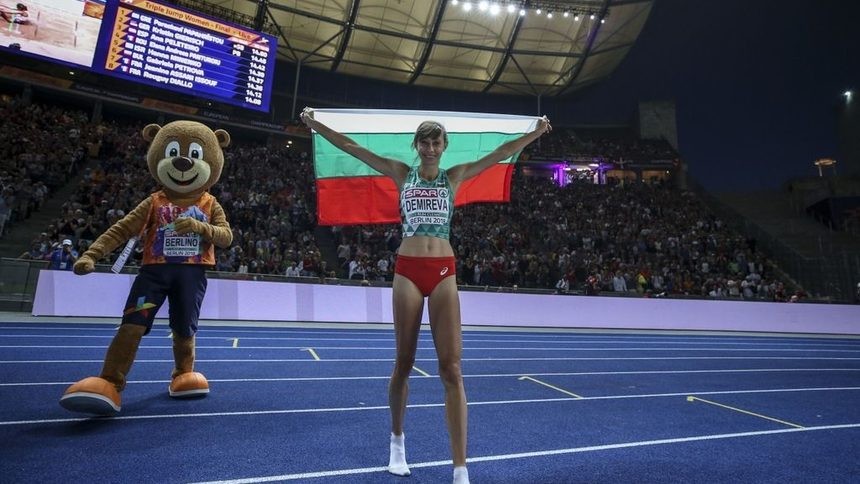 Мирела Демирева се пребори за сребърен медал на европейското по лека атлетика