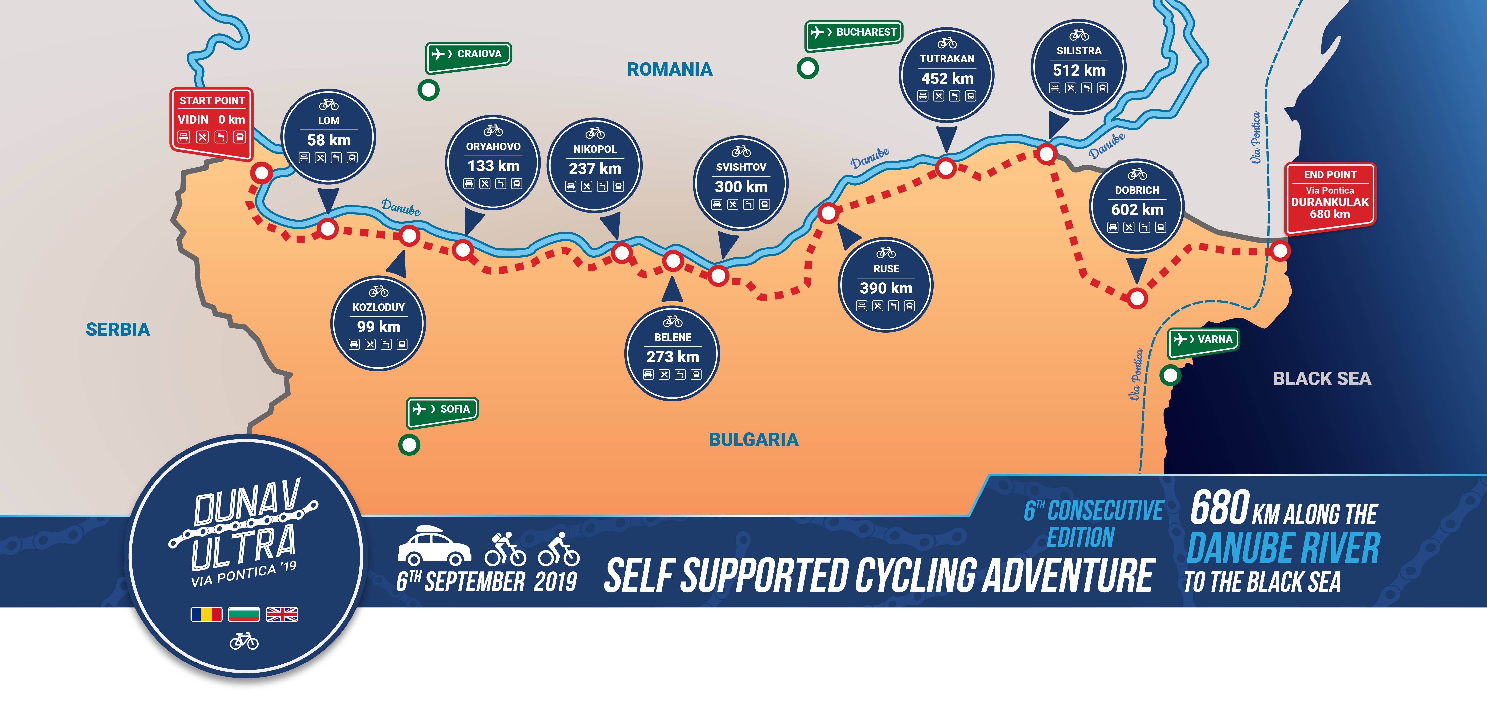 100 колоездача тръгват в най-масовото по рода си предизвикателство-приключение по поречието на Дунав у нас