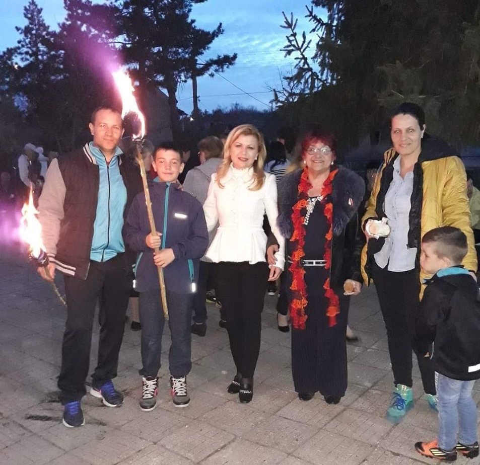 Светлана Ангелова бе гост на празненство по повод Сирни Заговезни в Чилнов