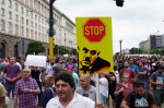 Хората носеха плакати с лика на Гешев като Хитлер и надписи 