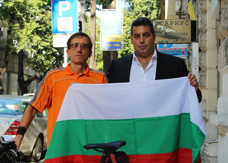 Галин Григоров  подкрепи Мартин Баркашки в състезанието по шосейно колоездене “DRAG ИЗКАЧВАНЕ НА ВИТОШA”