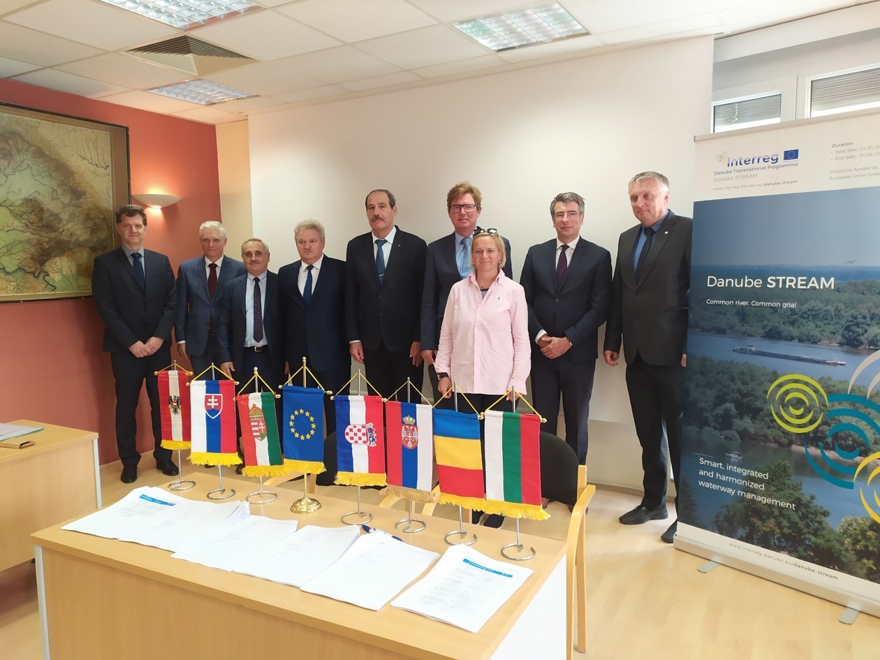 Ръководителите на речните администрации от седем придунавски държави подписаха споразумения за сътрудничество