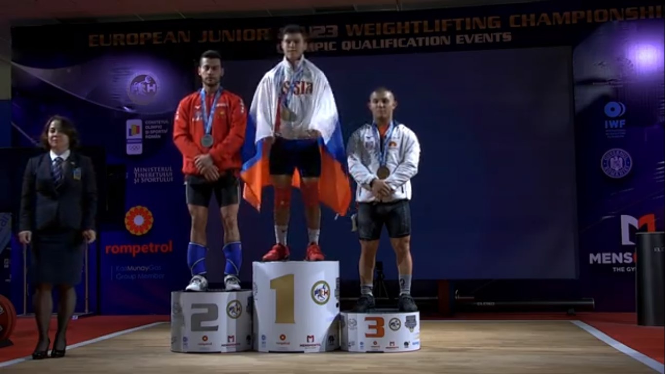 Стилян Гроздев със сребро от Европейското първенство по щанги за юноши