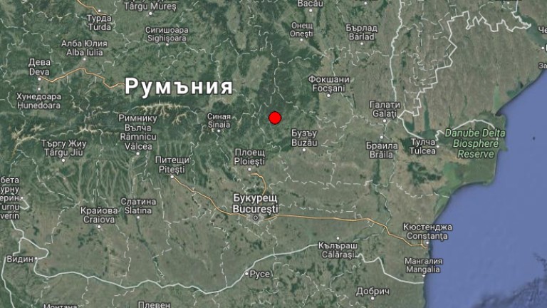 Земетресение е регистрирано в района на Вранча