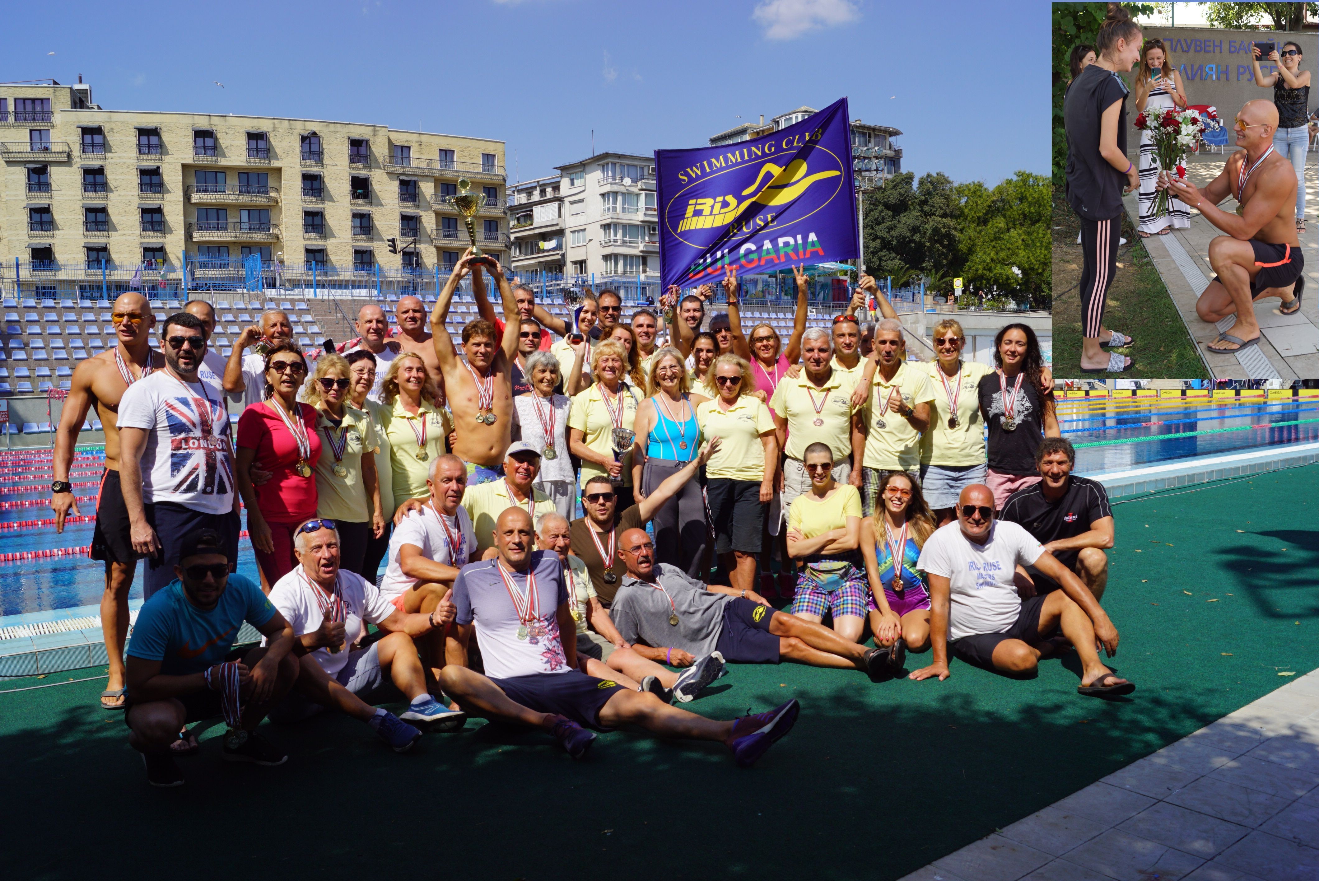 За шеста поредна година плувците на „Ирис Русе Ветерани“ са комплексен  шампион на България  