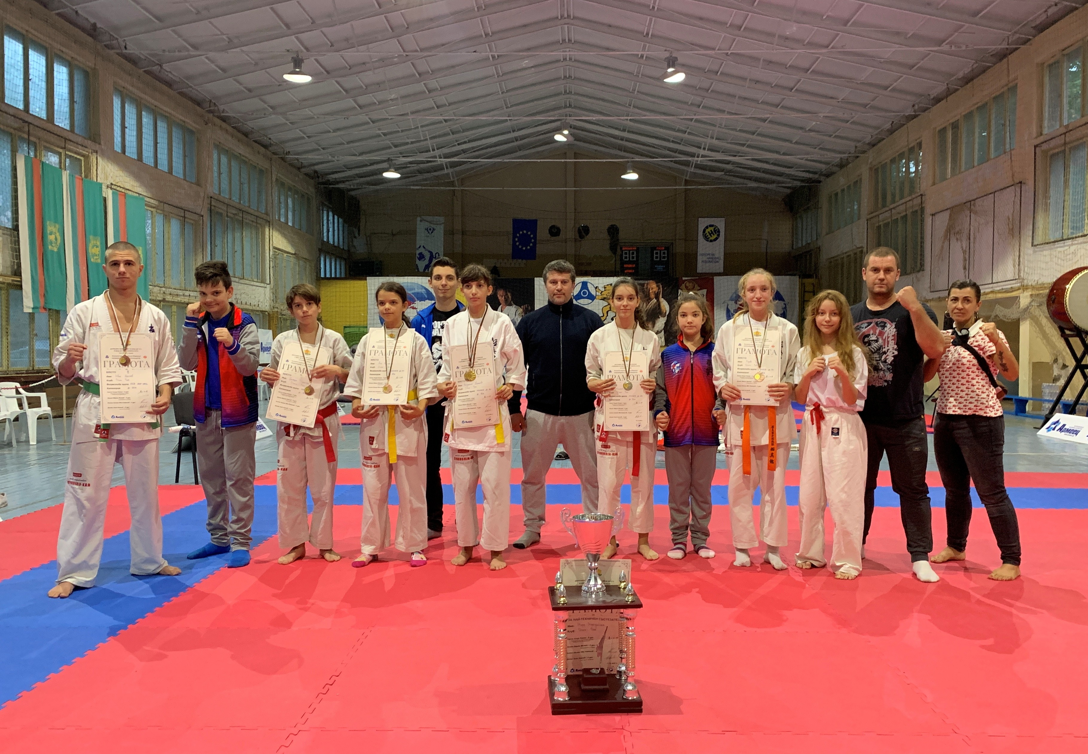 5 златни медала по киокушин-кан карате завоюваха русенци на Държавното първенство