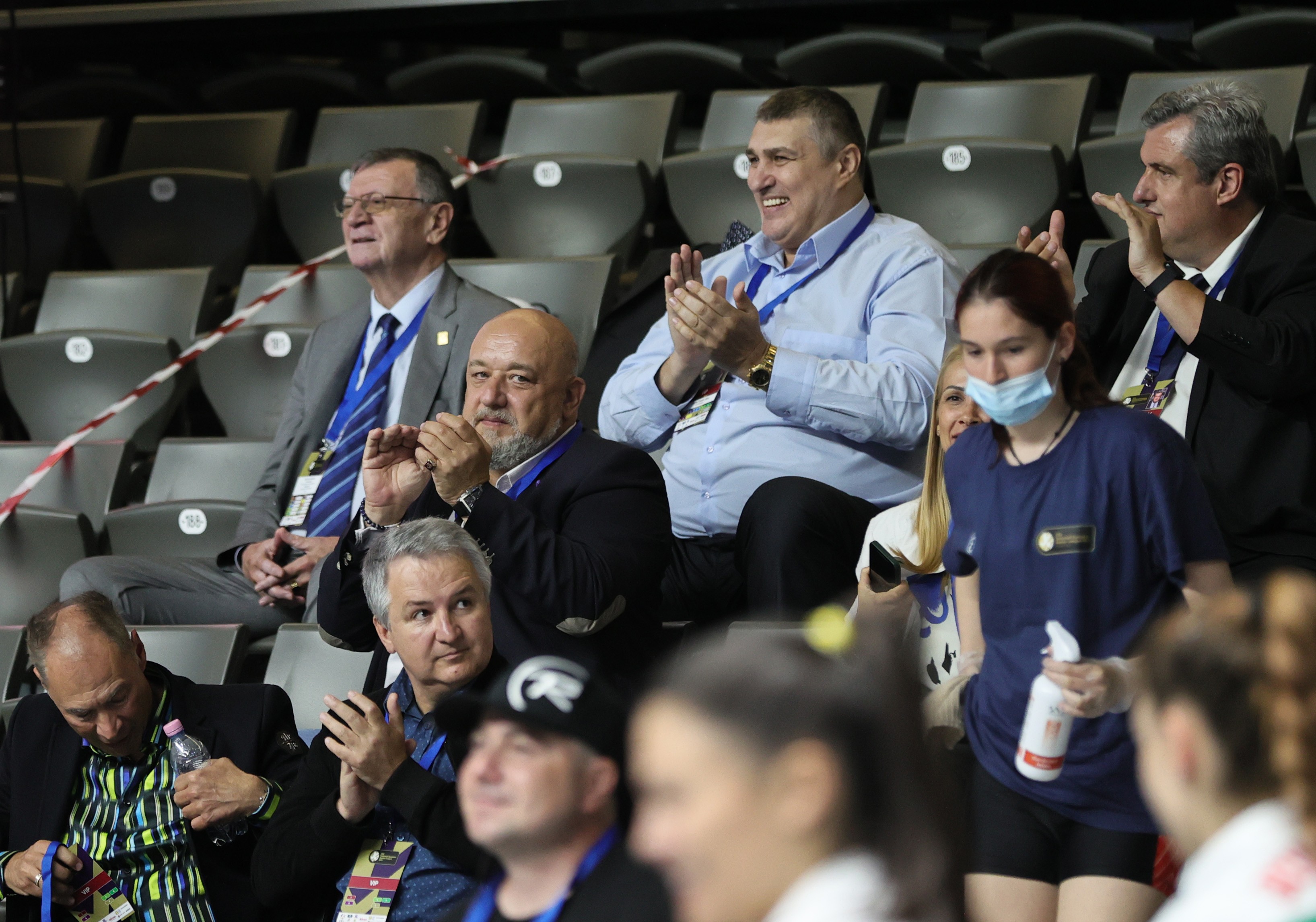 Посланикът на европейския волейбол Красен Кралев проведе работна среща в Русе с президента на CEV Александър Боричич