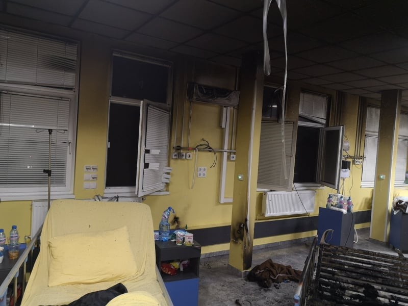 71 - годишна пациентка предизвика пожар в ковид отделението на УМБАЛ 