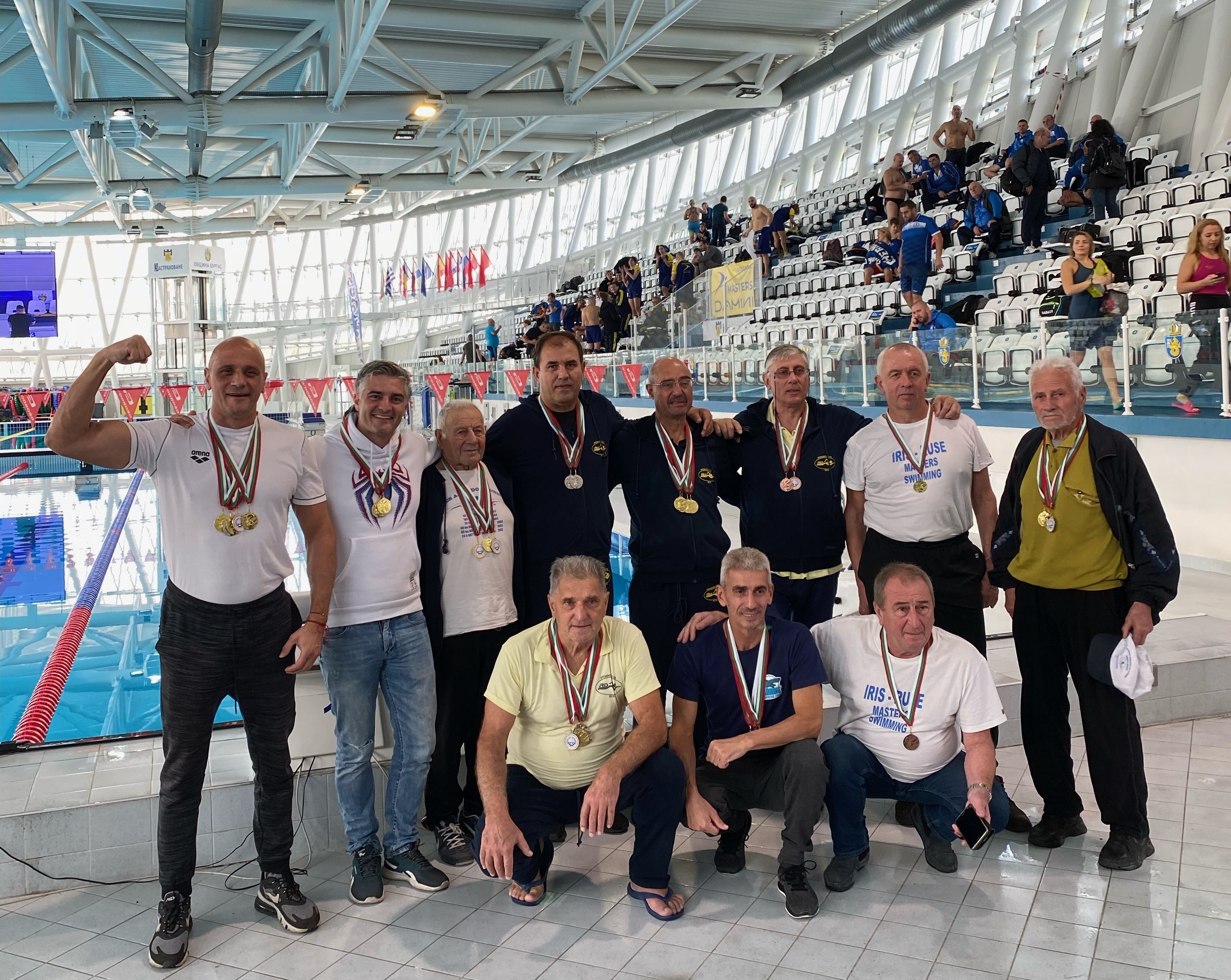 „Ирис-Русе-Ветерани“ спечели международния мъжки плувен турнир  в Бургас 
