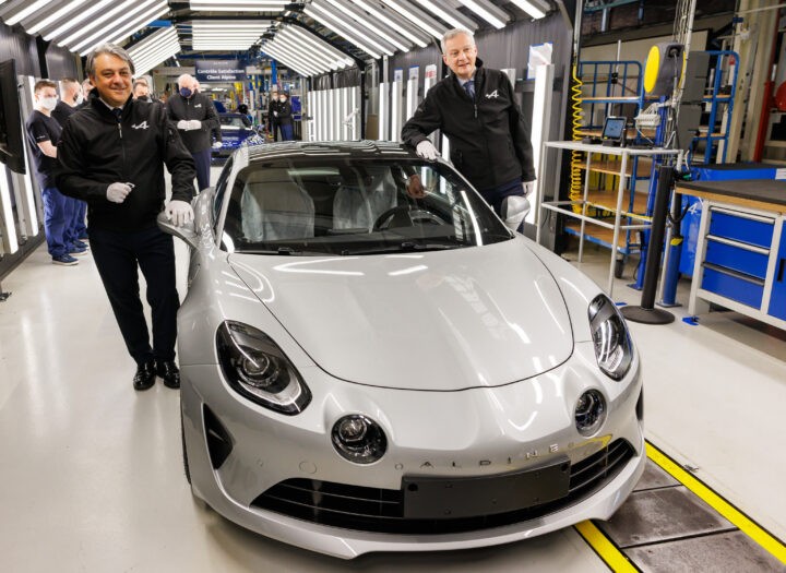 Alpine стартира производството на първия си електромобил през 2025