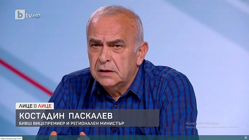 Костадин Паскалев:    Това правителство е безидейно, без характер и без лидерство