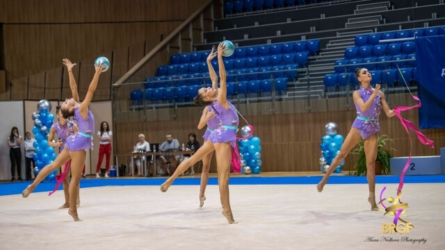 България спечели отборната титла на Европейското първенство по художествена гимнастика в Израел 