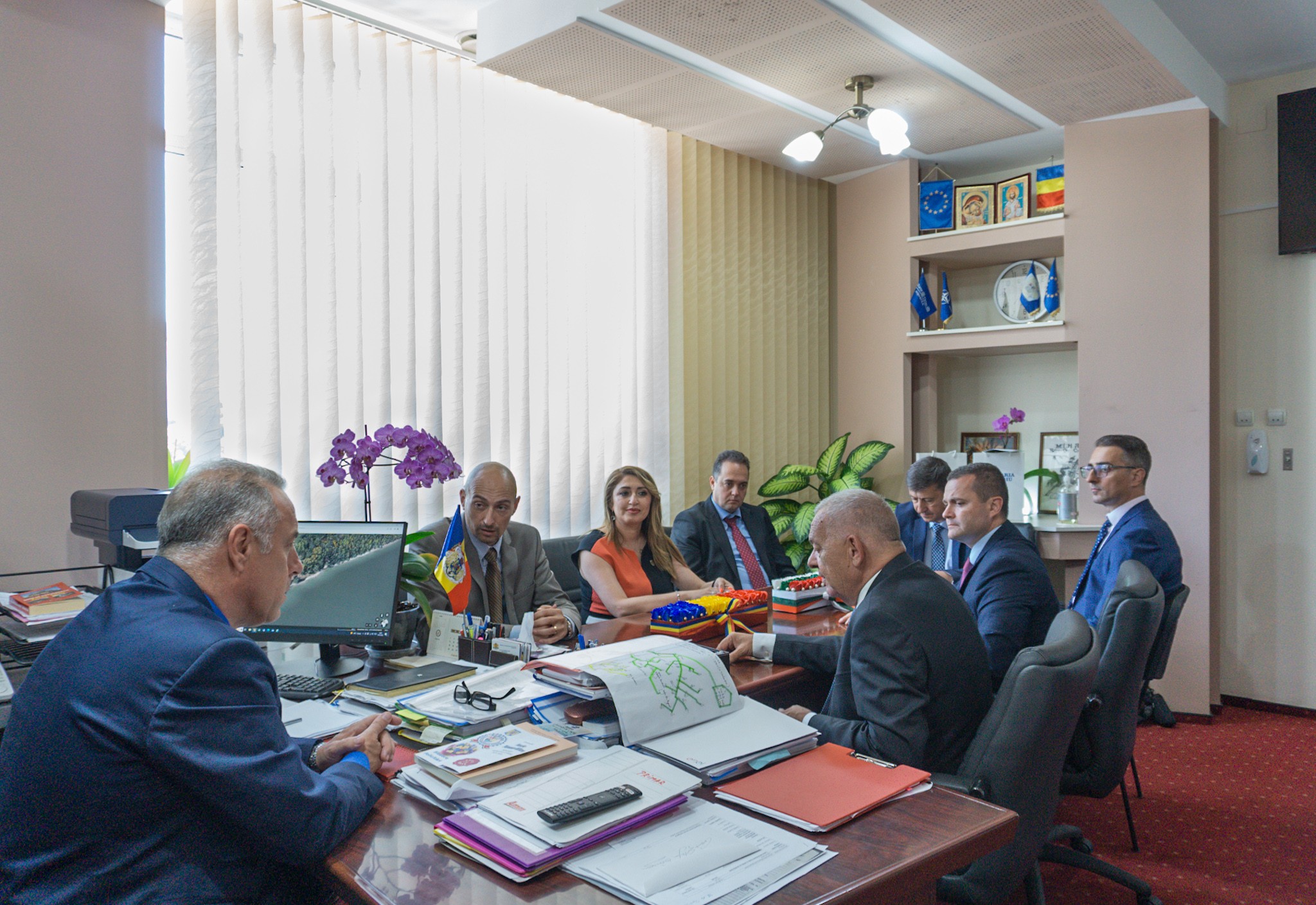 Кметът Пенчо Милков в съвместна среща с посланика ни в Румъния и с кмета на Гюргево