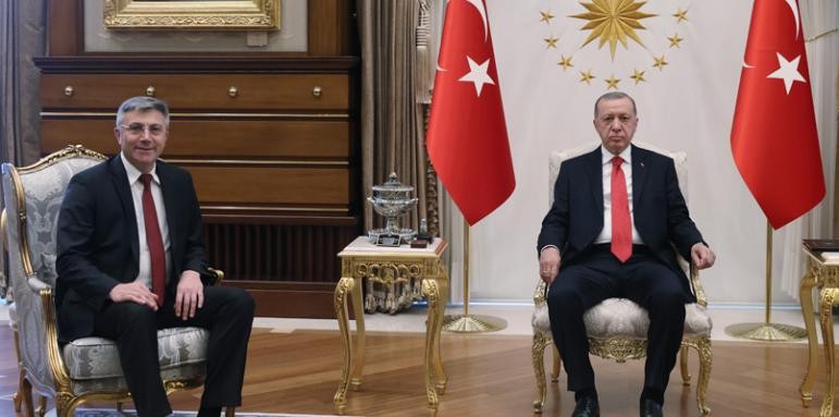 Мустафа Карадайъ се срещна с турския президент Ердоган