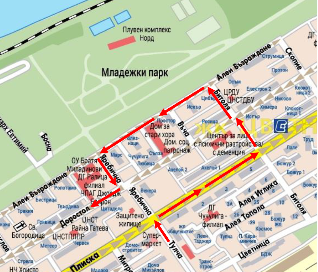 До 8 септември се затваря кръстовището на ул. „Доростол“ с ул. „Яребична“ 