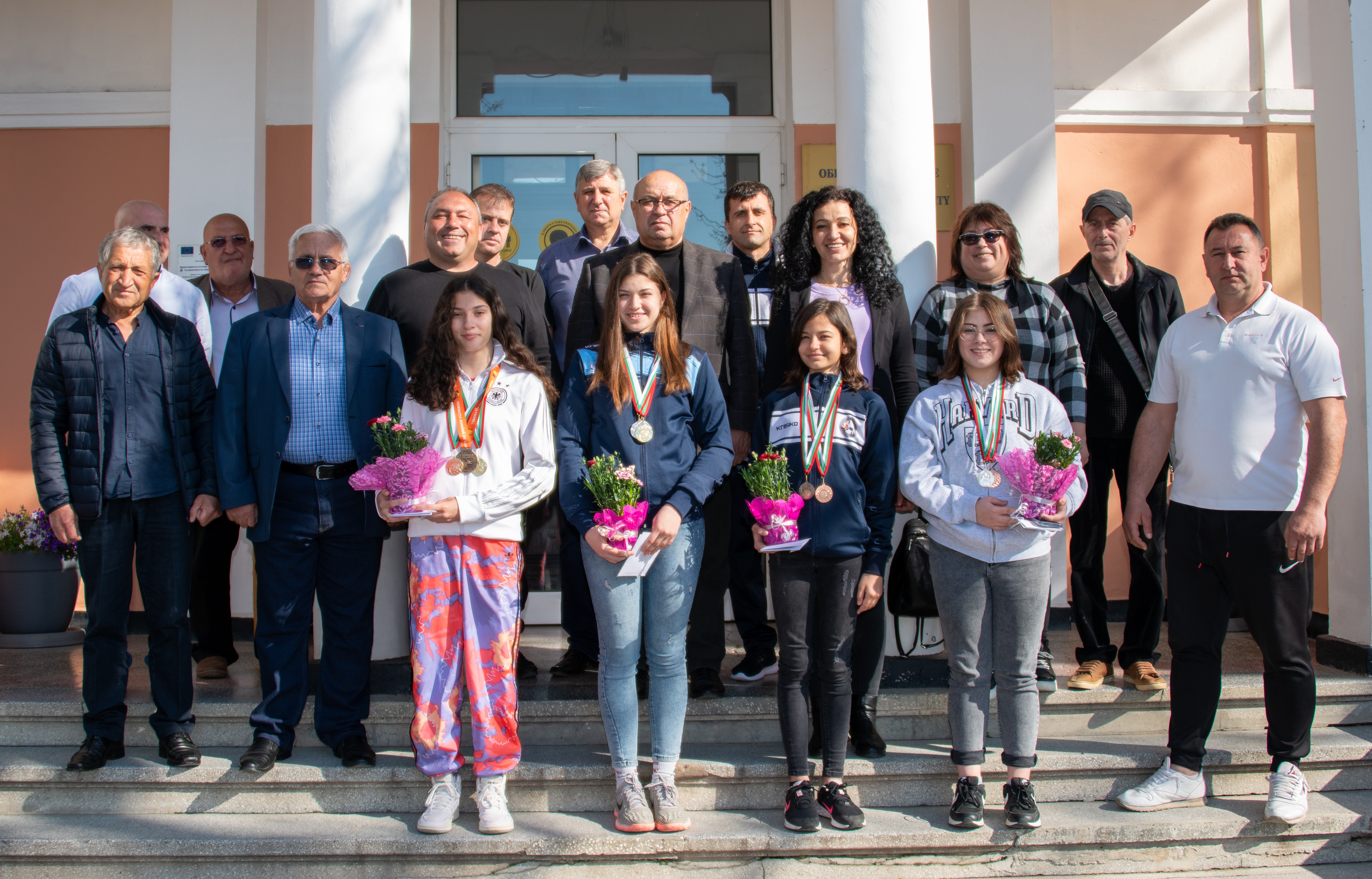 Най-изявените състезатели от СК по борба ,,Дунав,,- Сливо поле със специални награди от кмета Валентин Атанасов