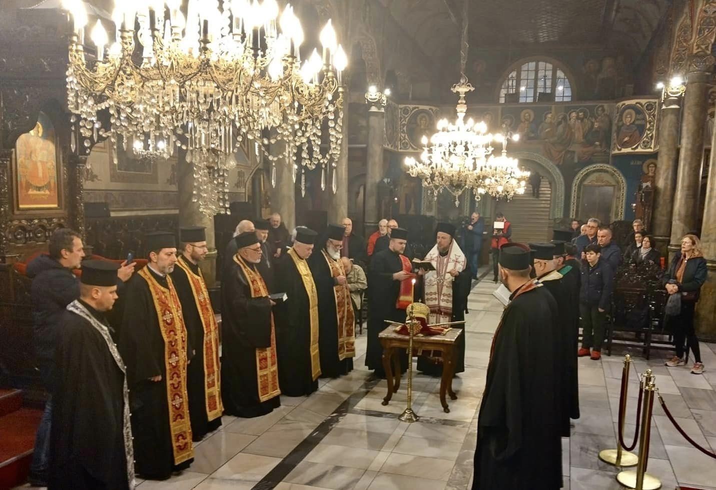 Заупокойна молитва за новопреставления български партиарх Неофит в Русе