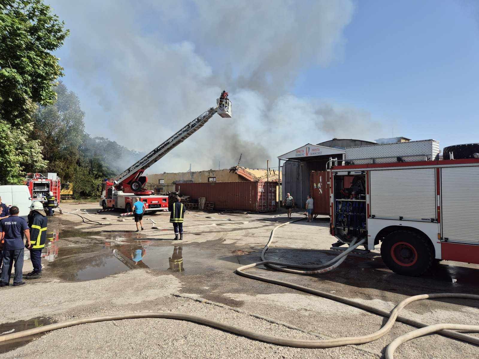 Горя склад за производство на пелети